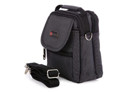 Pojemna mała torebka na ramię z dużą liczbą kieszonek - obrazek 3