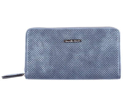 Niebieski ażurowy portfel damski Jennifer Jones