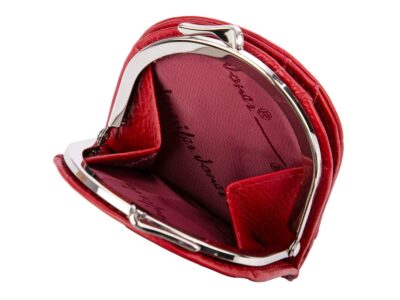 Portfel damski skórzany zapinany na bigiel Jennifer Jones - bilonówka - obrazek 2