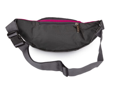 Saszetka biodrowa sportowa na pas różowa Bag Street - obrazek 3