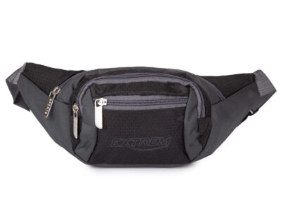 Saszetka biodrowa sportowa na pas czarna Bag Street