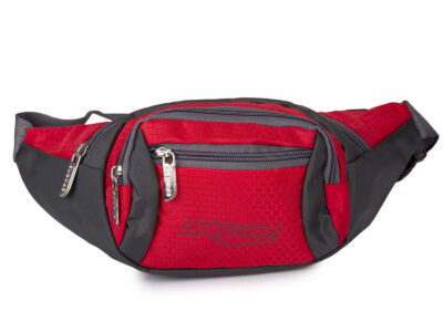 Saszetka biodrowa sportowa na pas czerwona Bag Street