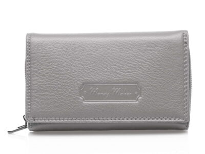 Duży szary matowy portfel damski Jennifer Jones
