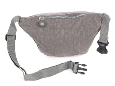 Saszetka biodrówka z kreszu Bag Street szara - obrazek 4