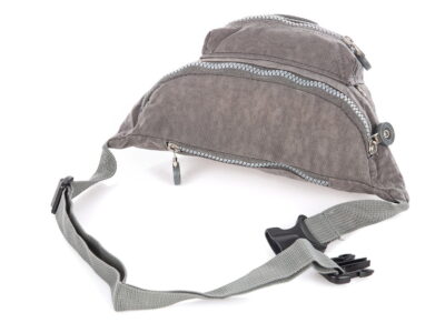 Saszetka biodrówka z kreszu Bag Street szara - obrazek 3