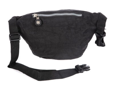 Saszetka biodrówka z kreszu Bag Street czarna - obrazek 6