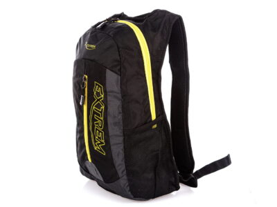 Czarny plecak rowerowy sportowy do biegania Extrem z zółtym - obrazek 8