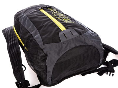 Czarny plecak rowerowy sportowy do biegania Extrem z zółtym - obrazek 3