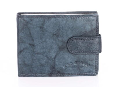 Szaro błekitny portfel męski Bag Street