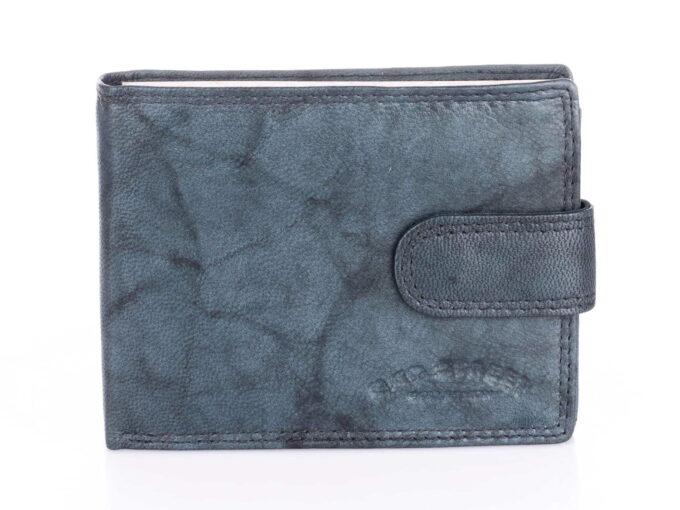 Szaro błekitny portfel męski Bag Street