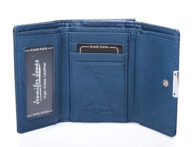 Wnętrze matowe, niebieskie z panelem na karty