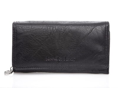 Duży portfel damski w kolorze czarnym Jennifer Jones - obrazek 1