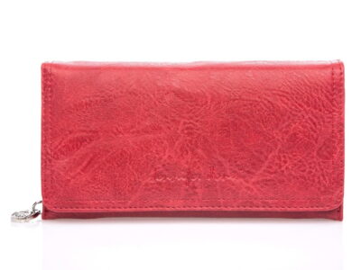 Duży portfel damski w kolorze czerwonym Jennifer Jones - obrazek 1