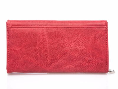 Duży portfel damski w kolorze czerwonym Jennifer Jones - obrazek 4