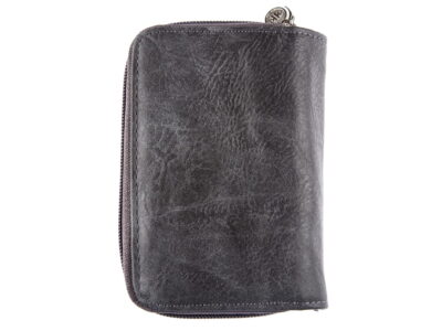 Portfel damski średni pionowy skóra ekologiczna szary Jennifer Jones - obrazek 8