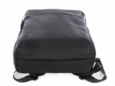 Plecak elegancki biznesowy prostokątny czarny na laptopa 15,6" z portem ładowania USB - obrazek 8