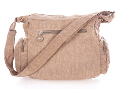 Torebka damska z kreszu turystyczna Bag Street beżowa - obrazek 5