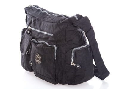 Torebka damska z kreszu turystyczna Bag Street czarna - obrazek 6