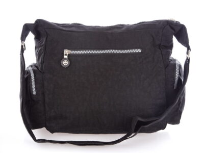 Torebka damska z kreszu turystyczna Bag Street czarna - obrazek 4