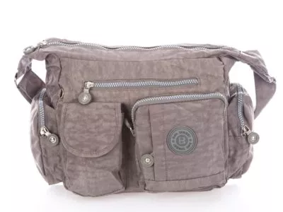 Torebka damska z kreszu turystyczna Bag Street szara