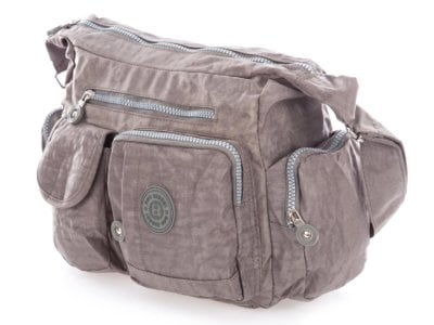 Torebka damska z kreszu turystyczna Bag Street szara - obrazek 3