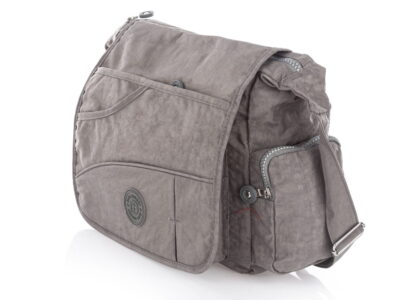 Torebka damska szara bardzo lekka wykonana z kreszu Bag Street - obrazek 9