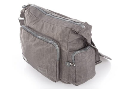 Torebka damska szara bardzo lekka wykonana z kreszu Bag Street - obrazek 6