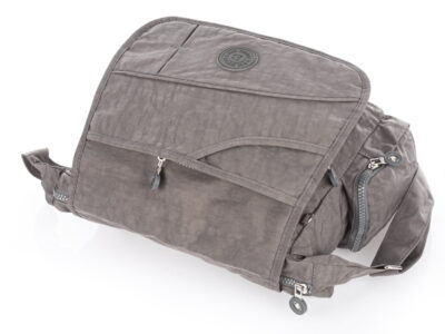 Torebka damska szara bardzo lekka wykonana z kreszu Bag Street - obrazek 4