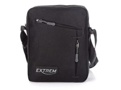 Torba męska na ramię średniej wielkości czarna Bag Street Extrem