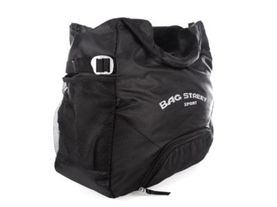 Torba podróżna/na siłownię z kieszenią na buty czarna Bag Street - obrazek 4