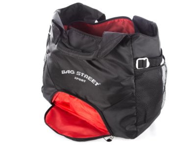 Torba podróżna/na siłownię z kieszenią na buty czarna Bag Street - obrazek 7