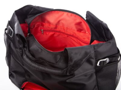 Torba podróżna/na siłownię z kieszenią na buty czarna Bag Street - obrazek 8