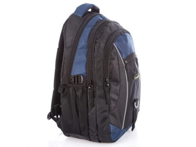 Plecak sportowy szkolny pojemny czarno granatowy Bag Street - obrazek 9