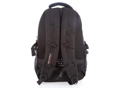 Plecak sportowy szkolny pojemny czarno granatowy Bag Street - obrazek 8