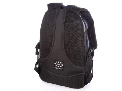 Plecak sportowy szkolny pojemny czarno granatowy Bag Street - obrazek 7