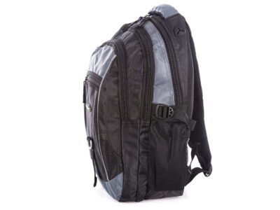 Plecak sportowy szkolny pojemny czarno szary Bag Street - obrazek 9