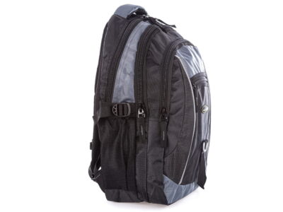 Plecak sportowy szkolny pojemny czarno szary Bag Street - obrazek 8