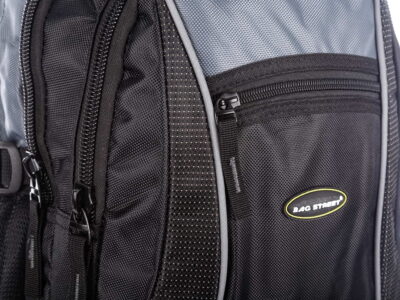 Plecak sportowy szkolny pojemny czarno szary Bag Street - obrazek 7