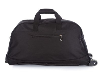 Torba podróżna na kółkach i do ręki ze stelażem Bag Street czarna - obrazek 7
