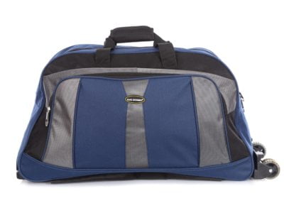 Torba podróżna na kółkach i do ręki ze stelażem Bag Street granatowa - obrazek 2