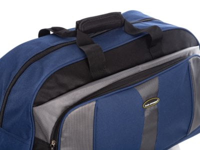 Torba podróżna na kółkach i do ręki ze stelażem Bag Street granatowa - obrazek 4