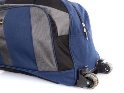 Torba podróżna na kółkach i do ręki ze stelażem Bag Street granatowa - obrazek 3