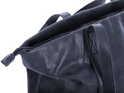 Torba damska shopper bag ażurowa granatowa Jennifer Jones - obrazek 8