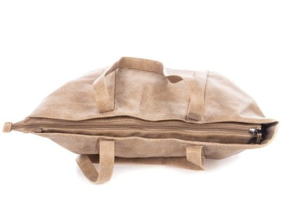 Torba damska shopper bag ażurowa beżowa Jennifer Jones - obrazek 5