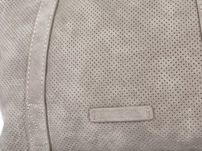 Torba damska shopper bag ażurowa szara Jennifer Jones - obrazek 2