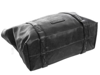 Torba damska shopper bag ażurowa czarna Jennifer Jones - obrazek 7