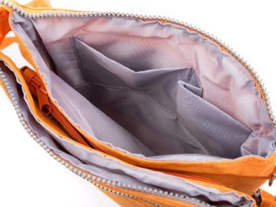 Lekka oraz wygodna torebka damska materiałowa Bag Street pomarańczowa - obrazek 6