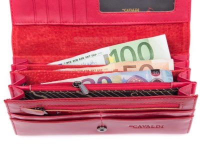 CAVALDI Duży damski portfel skórzany z pudełkiem na prezent - obrazek 4