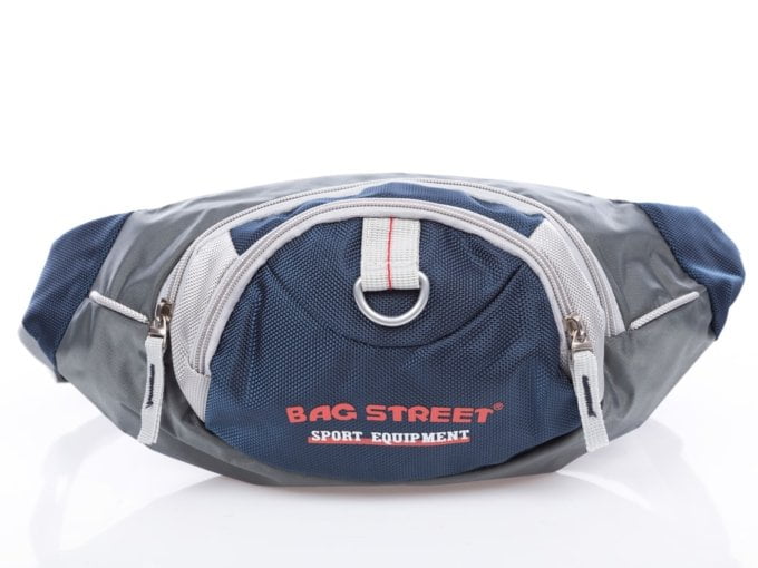 Granatowa saszetka na brzuch bag street sport equipment