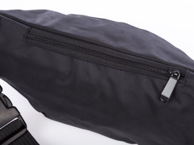 Pojemna saszetka na brzuch biodrówka czarna Extrem - obrazek 6